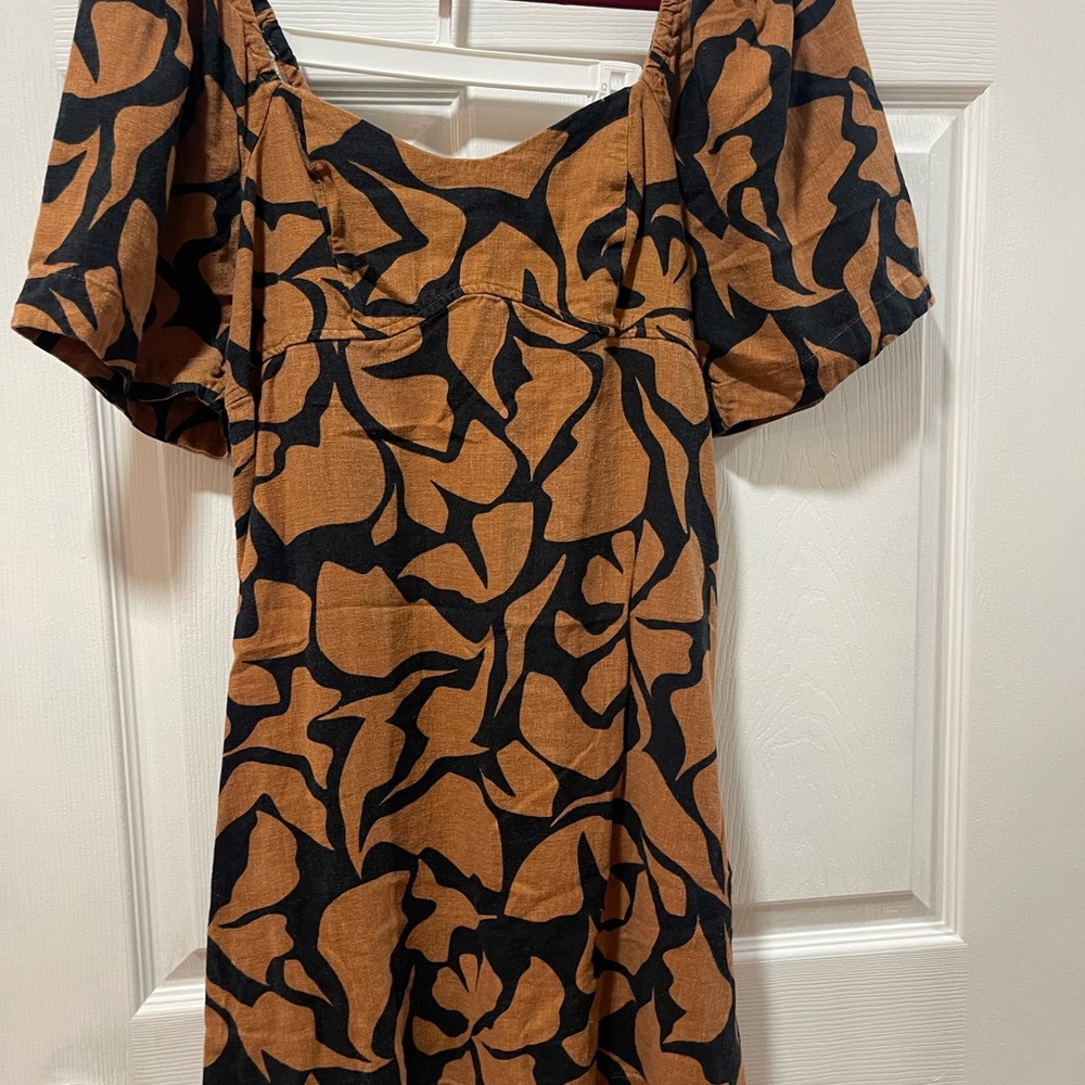 Stylish Black and Brown Women's Dress